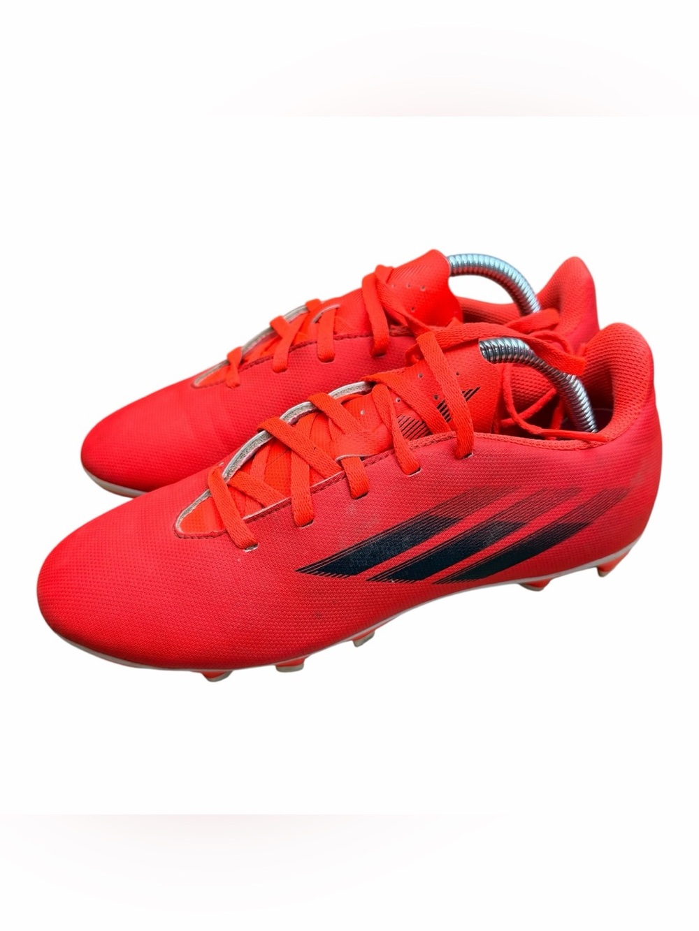 adidas kid size 3.5 Bright Red Athletic Sneaker - Picture 1 of 9